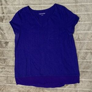 Soft Surroundings Rich Purple Tee